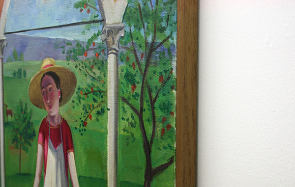 Jan Knap - Untitled - 68x100cm Olieverf op canvas (detail)