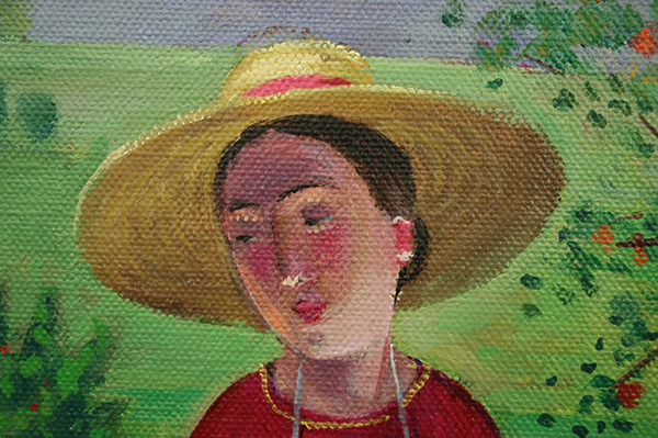 Jan Knap - Untitled - 68x100cm Olieverf op canvas (detail)