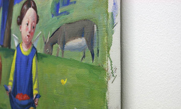 Jan Knap - Untitled - 68x100cm Olieverf op canvas (detail)