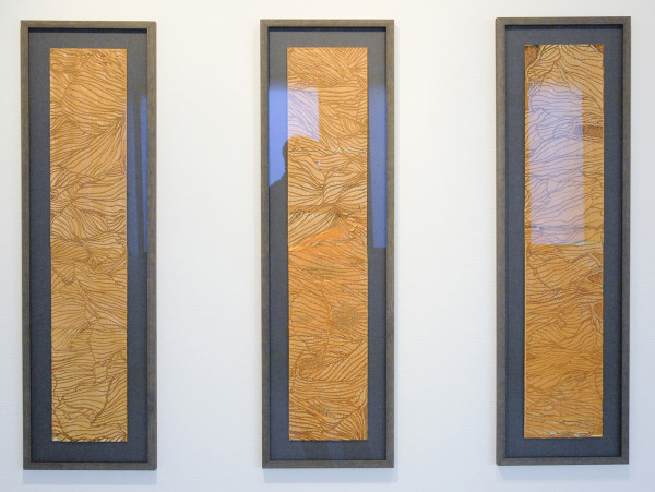 Jan Koen Lomans - Transition I, II & III - 113x33cm Gesmolten polyester op doek