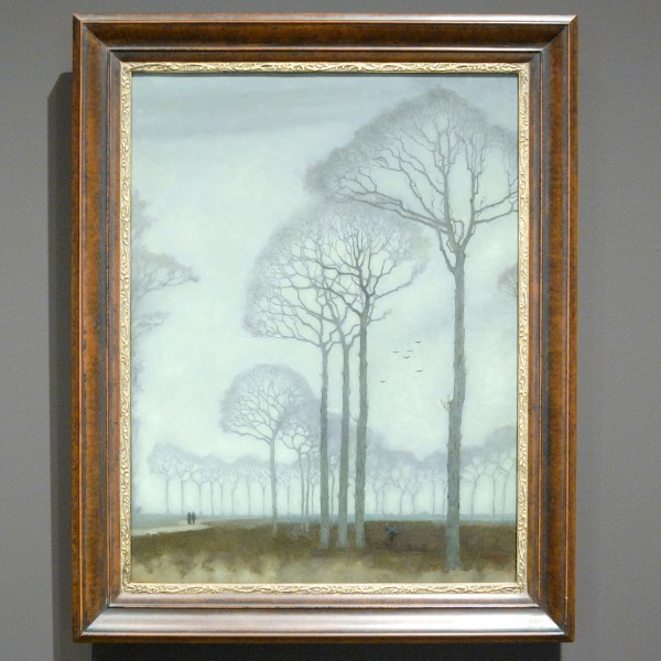 Jan Mankes - Bomenrij - Olieverf op doek, 1915