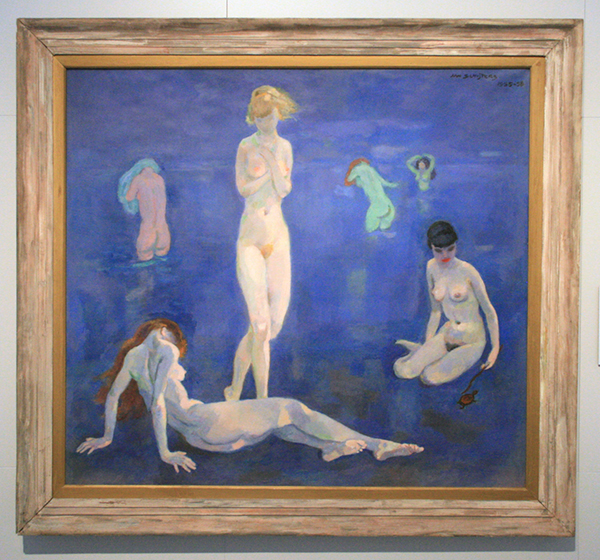 Jan Sluijters - Zes badende Vrouwen - Olieverf op doek