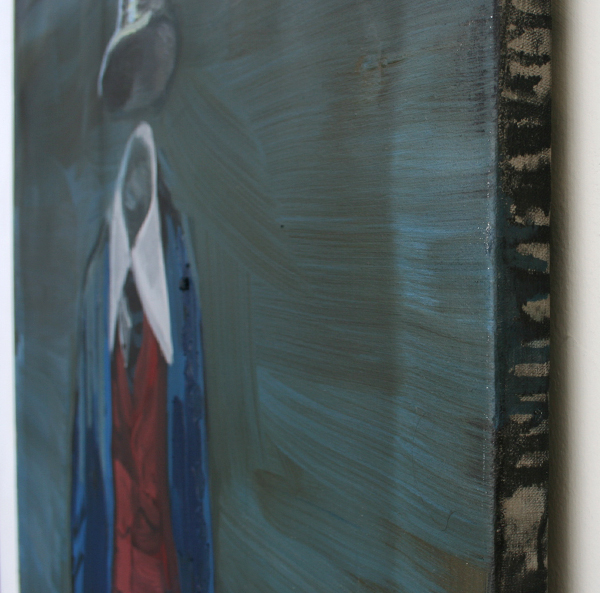 Jan Wattjes - Uniform of a Painter - 165x100cm Olieverf op doek (detail) Jan Wattjes - Uniform of a Painter - 165x100cm Olieverf op doek (detail)