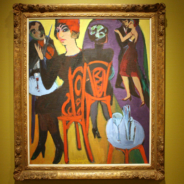 Jan Wiegers - Music Hall - Encaustiek en olieverf op canvas