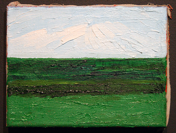 Jan de Bie - Bossche Broek na regenbui - 18x24cm Olieverf op doek