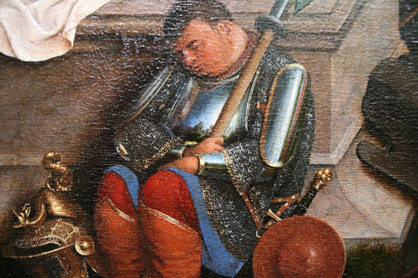 Jan van Eyck (?)- Drie Maria's aan het graf - Paneel (detail) Jan van Eyck (?)- Drie Maria's aan het graf - Paneel (detail)