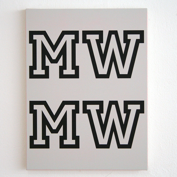 Jan van der Ploeg - MWMW - 40x30cm Acrylverf op canvas