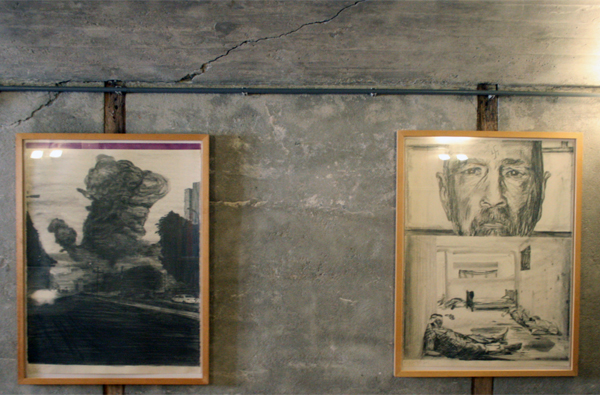 Jan van der Pol - 'Oorlog is geen foetbalwedstrijd' Mao Tse Toeng, A,B,C,D,E en F - 76x56cm Zesdelige serie tekeningen potlood en aquarelverf op papier Jan van der Pol - 'Oorlog is geen foetbalwedstrijd' Mao Tse Toeng, A,B,C,D,E en F - 76x56cm Zesdelige serie tekeningen potlood en aquarelverf op papier