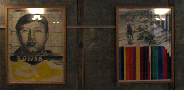 Jan van der Pol - 'Oorlog is geen foetbalwedstrijd' Mao Tse Toeng, A,B,C,D,E en F - 76x56cm Zesdelige serie tekeningen potlood en aquarelverf op papier_2 Jan van der Pol - 'Oorlog is geen foetbalwedstrijd' Mao Tse Toeng, A,B,C,D,E en F - 76x56cm Zesdelige serie tekeningen potlood en aquarelverf op papier