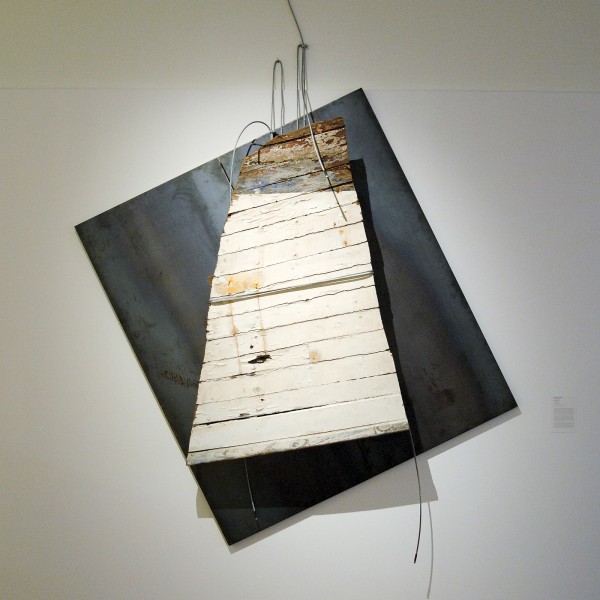 Jannis Kounellis - Albatros - Staal en bootrestant, 2001