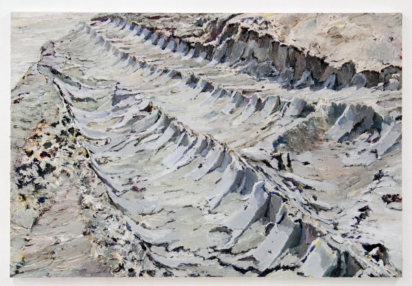 Jaring Lokhorst - Spine - 78x115cm Olieverf op aluminium