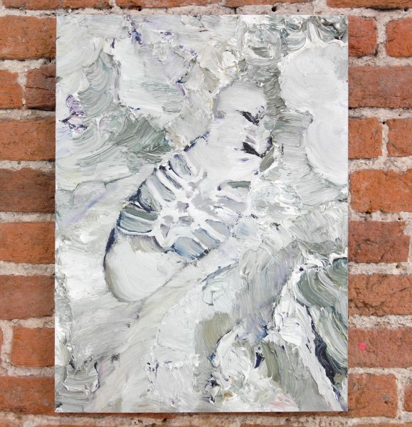 Jaring Lokhorst - Stranger - 43x31cm Olieverf op aluminium