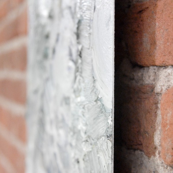 Jaring Lokhorst - Stranger - 43x31cm Olieverf op aluminium (detail)