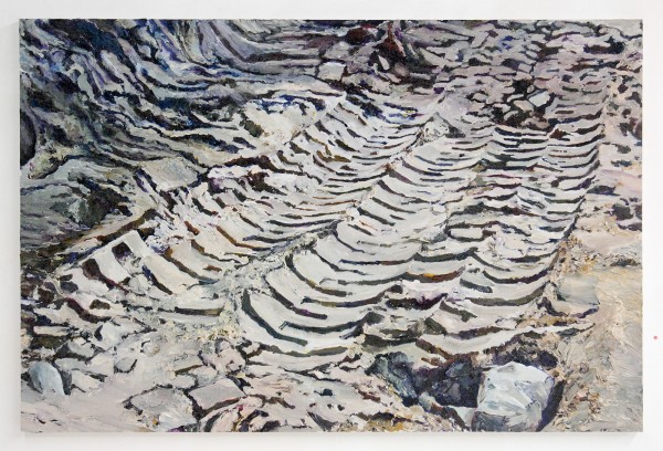 Jaring Lokhorst - Tigrish - 83x130cm Olieverf op aluminium