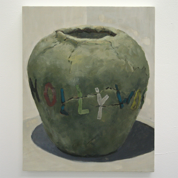 Jasper Hagenaar - Broken Hollywood - 38x31cm Olieverf op papier op paneel