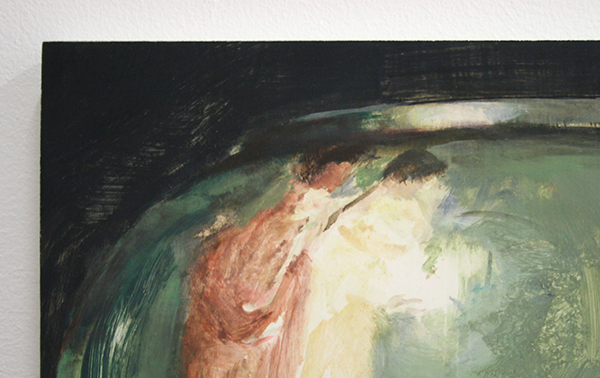 Jasper Hagenaar - Taltos - 28x35cm Olieverf op papier op paneel (detail)