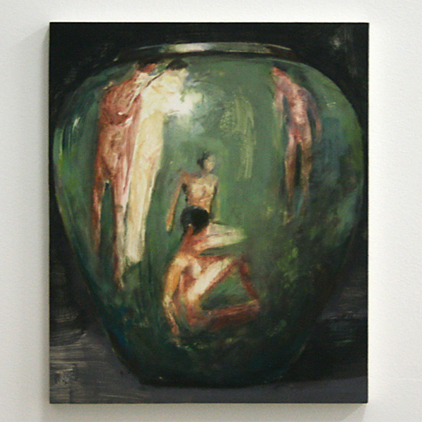 Jasper Hagenaar - Taltos - 28x35cm Olieverf op papier op paneel