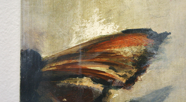 Jasper Hagenaar - The Collector - 38x26cm Olieverf op papier op paneel (detail)