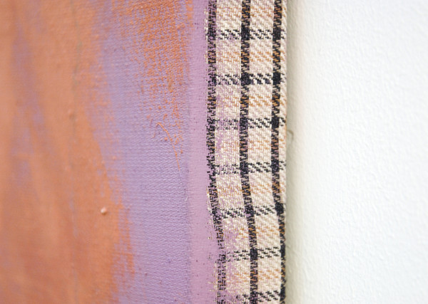 Jay Miriam - A Delicate Bird Perched Upon - 145x94cm Olieverf op linnen (detail)