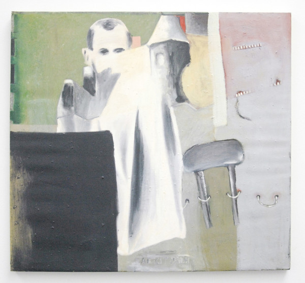 Jean-Michel Alberola - Celui qui figure - Olieverf op doek