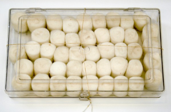 Jean Schwind - Ouates (blanc) (Hommage a Manzoni) - 1970