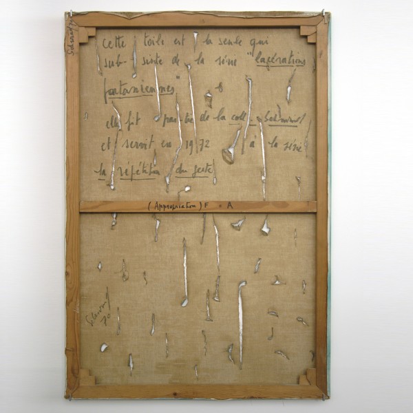 Jean Schwind - Perforations (turquoise) - 1970