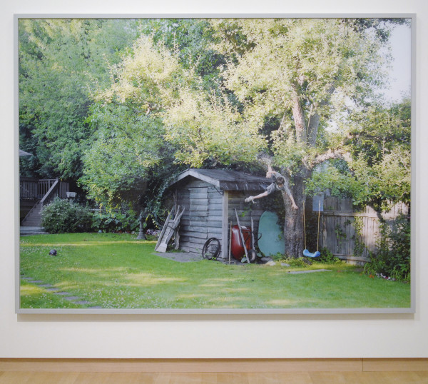 Jeff Wall - Boy Falls From Tree - Lightjet print 2010