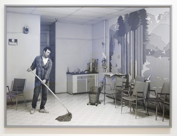 Jeff Wall - Volunteer - Ontwikkelgelatinezilverdruk 1996