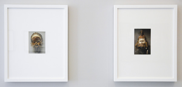 Jeremy Millar - Masked Self-Portrait (1 & 2) - Kleurenfoto