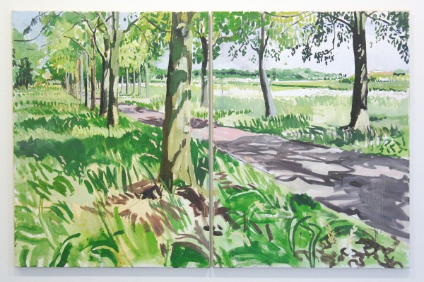 Jim Harris - A Dutch Landscape II - 105x162cm Olieverf op linnen