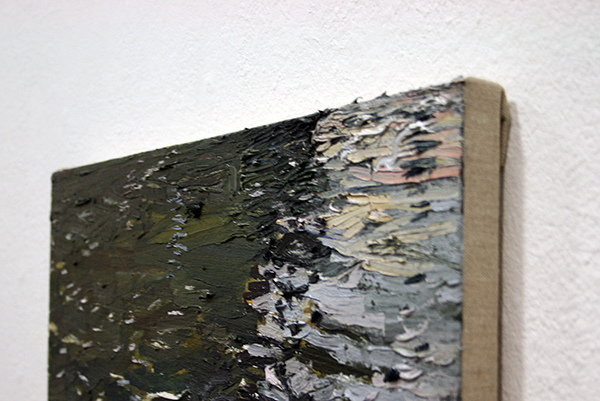 Jim Harris - Geldersekade - 43x41cm Olieverf op doek (detail)