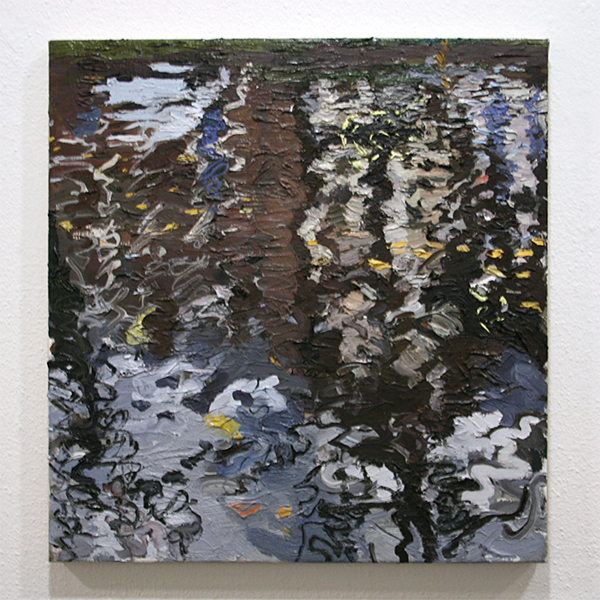 Jim Harris - Oudezijds Voorburgwal - 48x46cm Olieverf op doek