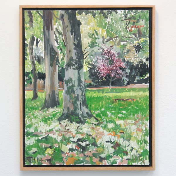 Jim Harris - Park - 54x44cm Olieverf op linnen
