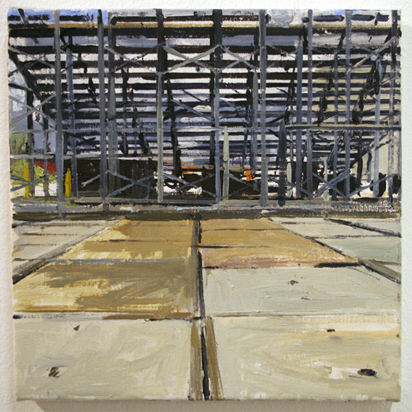 Jim Harris - Tribune 3 - 28x28cm Olieverf op doek Jim Harris - Tribune 3 - 28x28cm Olieverf op doek