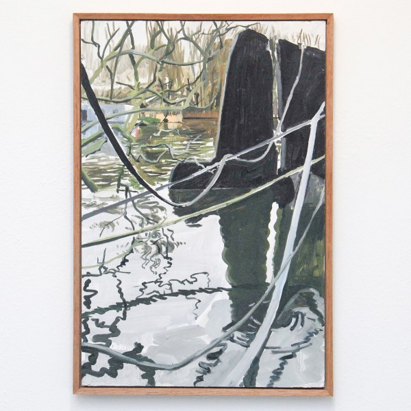 Jim Harris - Untitled - 63x43cm Olieverf op MDF