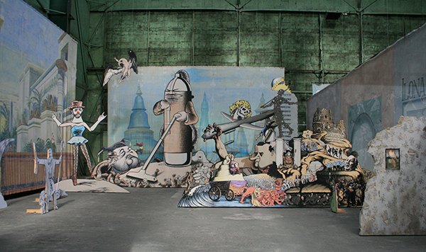 Jim Shaw - Deluge of Mythical Thinking - Installatie