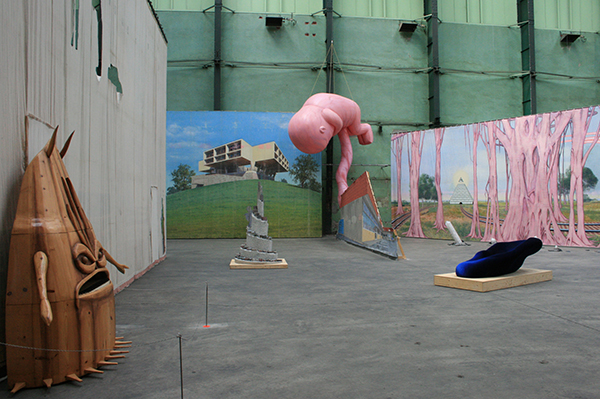 Jim Shaw - Deluge of Mythical Thinking - Installatie