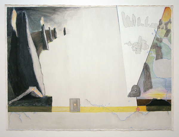 Jo Baer - Dawn (Lines and Destinations) Olieverf op doek