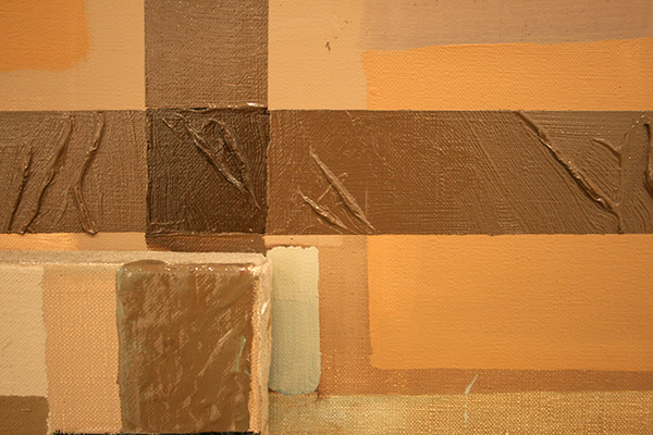 Jochem Muhlenbrink - Bilder Einer Ausstellung (Triptychon) - drieluik, 220x280cm Olieverf op doek (detail)