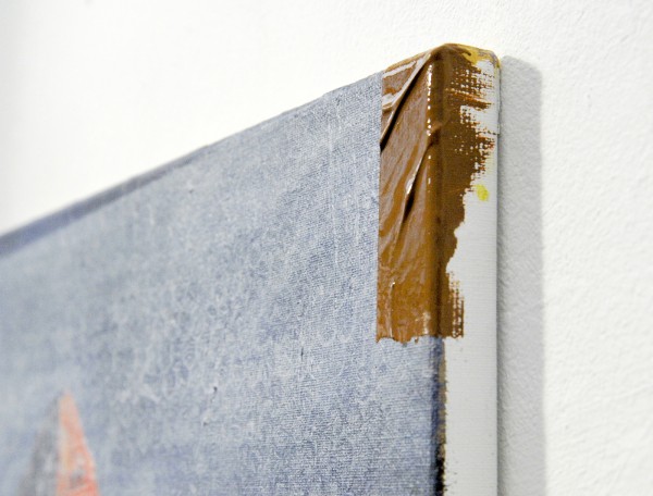 Jochen Muhlenbrink - Gipfel to go - 80x60cm Olieverf en acrylverf op linnen (detail)