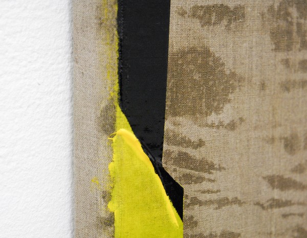 Jochen Muhlenbrink - Objects in the mirros are closer then they appear II - 220x170cm Acrylverf op linnen (detail)