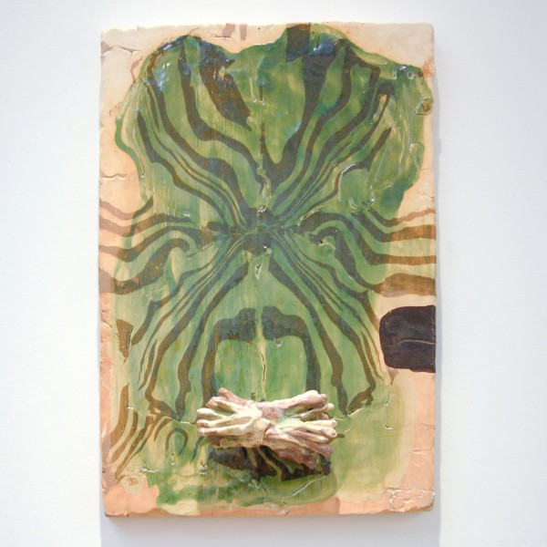 Johan Creten - Bundel of Sticks (Faggots) (Alfred Painting 17) - Gemengd aardewerk, gemarmerd gres, gedeeltelijk geglazuurd en versterkt, 2013