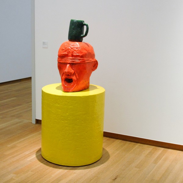 Johan Creten - The Perfect Man - Geglazuurd Rood aardewerk, tweedelig, 1993