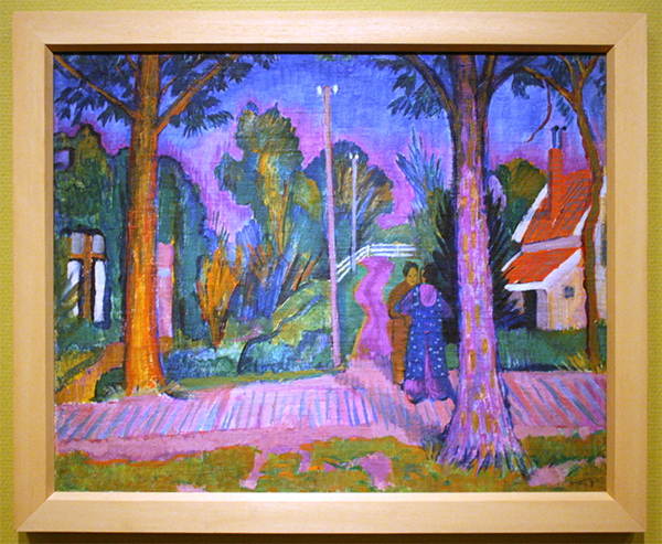 Johan Dijkstra - Paterswoldseweg - Encaustiek en olieverf op doek