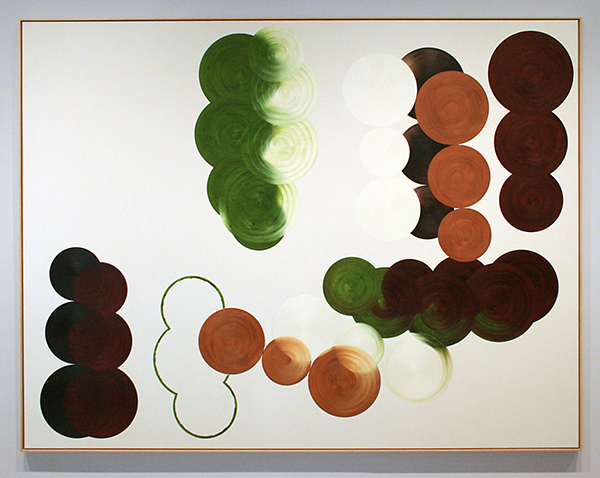 Johan van oord - Compositie 40,14 - Olieverf en potlood op doek 1987