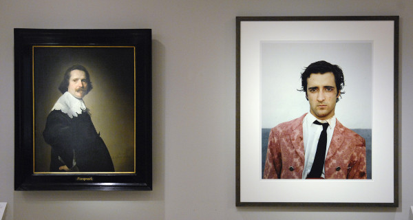 Johannes Cornelisz Verspronck - Portret van een man - Olieverf op doek & Rineke Dijkstra - Montemor, Portugal, 1 mei 1994 - C-print