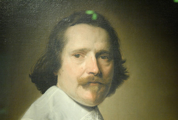 Johannes Cornelisz Verspronck - Portret van een man - Olieverf op doek (detail)