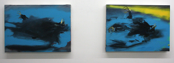 Jop Vissers Vorstenbosch - Graffiti is pimping the city & The Streeet belongs to the Graffiti - 44x55cm & 40x55cm Olieverf, acrylverf, lak en spuitbus op canvas Jop Vissers Vorstenbosch - Graffiti is pimping the city & The Streeet belongs to the Graffiti - 44x55cm & 40x55cm Olieverf, acrylverf, lak en spuitbus op canvas