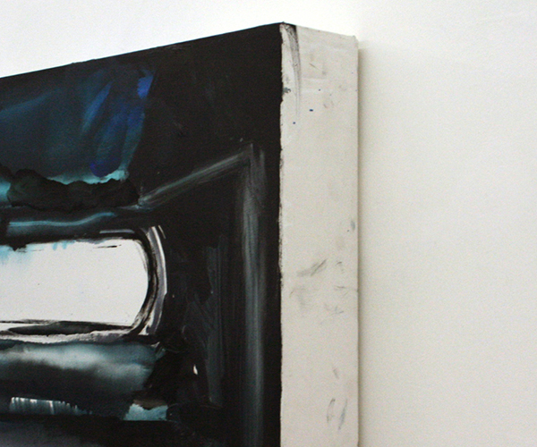 Jop Vissers Vorstenbosch - Honderduzentmiljoenmiljaar lumes daglicht - 100x430cm Olieverf en spuitbus op canvas (detail) Jop Vissers Vorstenbosch - Honderduzentmiljoenmiljaar lumes daglicht - 100x430cm Olieverf en spuitbus op canvas (detail)