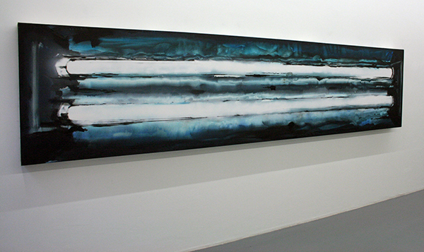 Jop Vissers Vorstenbosch - Honderduzentmiljoenmiljaar lumes daglicht - 100x430cm Olieverf en spuitbus op canvas Jop Vissers Vorstenbosch - Honderduzentmiljoenmiljaar lumes daglicht - 100x430cm Olieverf en spuitbus op canvas